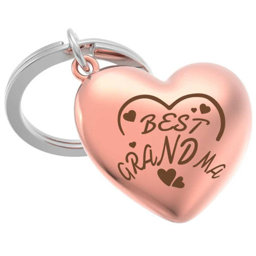 Picture of HEART SHAPE KEY RING - BEST GRANDMA